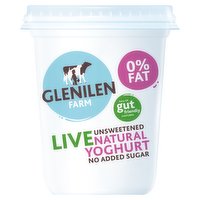 Glenilen Farm Unsweetened Live Natural Yoghurt 500g