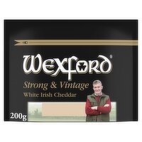 Wexford Strong & Vintage White Irish Cheddar 200g