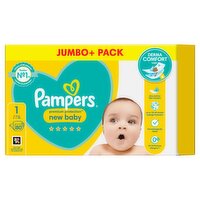 Pampers Premium Protection New Baby Size 1, 80 Nappies, 2-5kg