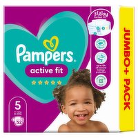 Pampers Active Fit Size 5, 52 Nappies