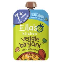 Ella's Kitchen Organic Veggie Biryani Baby Food Pouch 7+ Months 130g