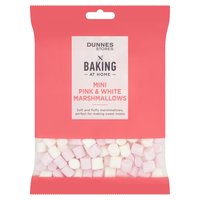 Dunnes Stores Baking at Home Mini Pink & White Marshmallow 125g