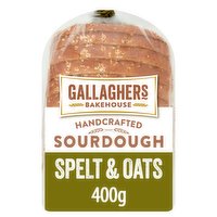 Gallaghers Bakehouse Sourdough Spelt & Oats 400g