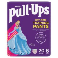 Huggies® Pull-Ups® Night Time Nappy Pants, Girl Size 6, 18 Pants