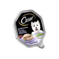 Cesar Garden Terrine Dog Food Tray Lamb, Turkey & Green Beans in Loaf 150g
