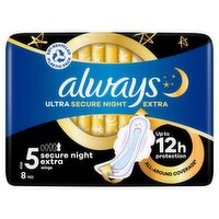 Always Ultra Sanitary Towels Secure Night (S4) Wings