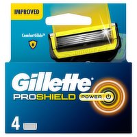 Gillette ProShield Power Razor Refills for Men x4