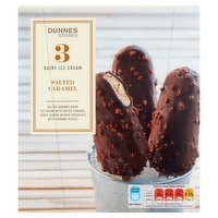 Dunnes Stores Dairy Ice Cream Salted Caramel 3 x 100ml (300ml)