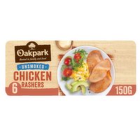Oakpark 6 Unsmoked Chicken Rashers 150g