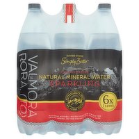 Dunnes Stores Simply Better Italian Alpine Natural Mineral Water Sparkling 6 × 1 Litre