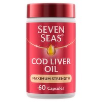Seven Seas Omega-3 Fish Oil Plus Cod Liver Oil 60 Capsules