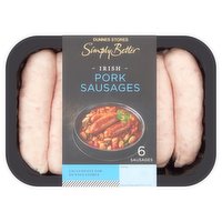 Dunnes Stores Simply Better 6 Irish Pork Sausages 380g