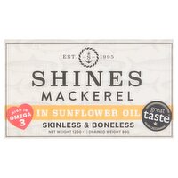 Shines Mackerel in Sunflower Oil 125g