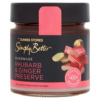 Dunnes Stores Simply Better Handmade Rhubarb & Ginger Preserve 280g