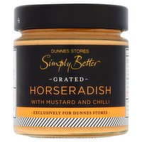 Dunnes Stores Simply Better Grated Horseradish with Mustard and Chilli 185g