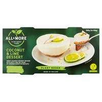 All & More Coconut & Lime Dessert 2 x 100g (200g)