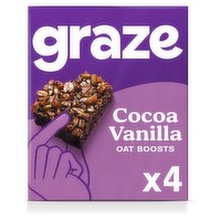 Graze- Protein Cocoa Vanilla Vegan Snack Bars-4x30g