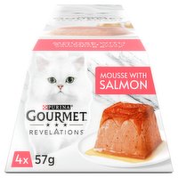 GOURMET Revelations Mousse Salmon Wet Cat Food 4x57g