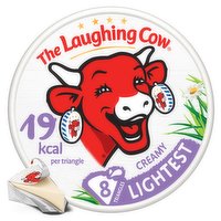 The Laughing Cow Lightest Cheese Spread 8 Triangles 133g