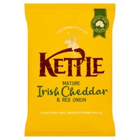 Kettle Mature Irish Cheddar & Red Onion 130g