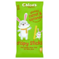 Chloe's Organics Carrot & Coriander Crispy Sticks 4 x 15g (60g) 10+ Months