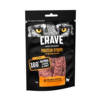 Crave Natural Grain Free Protein Strip Adult Dog Treat Turkey & Chicken 55g