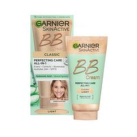 Garnier SkinActive Classic Perfecting All-in-1 BB Cream, Shade Classic Light, 50 ml