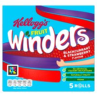 Kellogg's Fruit Winders Blackcurrant & Strawberry Flavour 5 x 17g