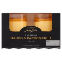 Dunnes Stores Simply Better Handmade Mango & Passion Fruit Mousse 2 x 100g (200g)