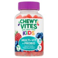Chewy Vites Real Fruit Juice Kids Multi-Vit + Probio 30 Gummies One A Day