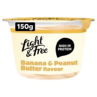 Light & Free Protein Yogurt Banana & Peanut Butter Flavour 150g