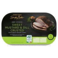 Dunnes Stores Simply Better Sweet Mustard & Dill Crusted Irish Back Bacon Joint 600g