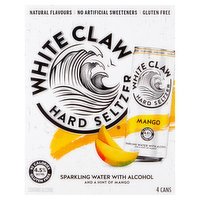 White Claw Hard Seltzer Mango 4 x 330ml