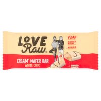 Love Raw White Choc Cream Wafer Bar 2 x 22.5g (45g)