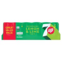 7UP Lemon & Lime Cans 24 x 330ml