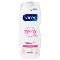 Sanex Zero% Hypoallergenic Sensitive Care Bath Foam {size}