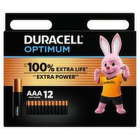 Duracell Optimum AAA Batteries Pack of 12