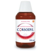 Corsodyl Gum Disease & Bleeding Gum Treatment Original Alcohol Free Mouthwash 300ml