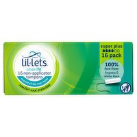 Lil-Lets Smartfit 16 Non-Applicator Tampons Super Plus