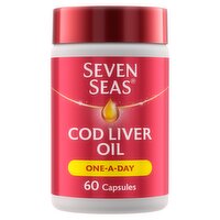 Seven Seas Omega-3 Fish Oil Plus Cod Liver Oil 60 Capsules
