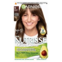 Garnier Nutrisse 5 Mocha Brown Permanent Hair Dye