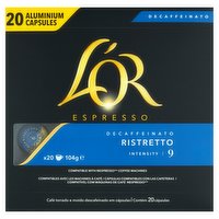 L'OR Espresso Ristretto Decaf Coffee Pods X20 