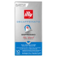 Illy Decaffeinato Roast Aluminium Coffee Capsules x10