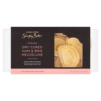 Dunnes Stores Simply Better Italian Dry Cured Ham & Brie Mezzelune 250g