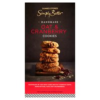 Dunnes Stores Simply Better Handmade Oat & Cranberry Cookies 185g