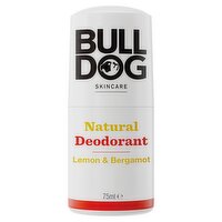 Bulldog Skincare Natural Deodorant Lemon & Bergamot 75ml