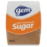 Gem Dark Muscovado Sugar 500g