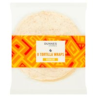 Dunnes Stores 8 Tortilla Wraps Regular 320g