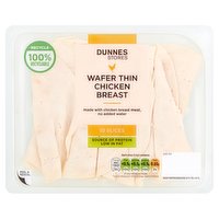 Dunnes Stores 10 Wafer Thin Chicken Breast Slices 130g