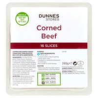 Dunnes Stores 16 Corned Beef Slices 160g